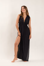 Cargar imagen en el visor de la galería, Black Long Dress Soleil
