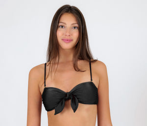 Top Shimmer-Black Bandeau-No