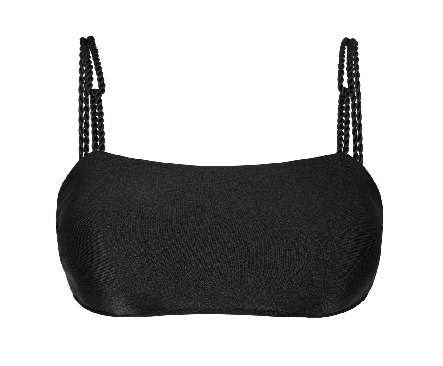 Top Shimmer-Black Bandeau-Reto