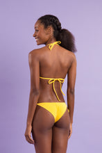 Cargar imagen en el visor de la galería, Set Malibu-Yellow Tri-Inv Cheeky-Tie
