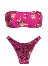 Cargar imagen en el visor de la galería, Set Roar-Pink Bandeau-Reto High-Leg
