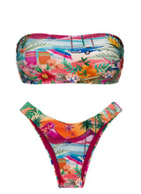 Cargar imagen en el visor de la galería, Set Sunset Bandeau-Reto High-Leg
